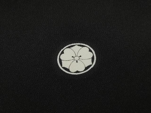 平和屋着物■豪華黒留袖 駒刺繍 飛鶴雪輪花文 金銀彩 正絹 逸品 DABH1129qa