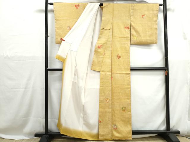 平和屋着物■上質な小紋 舞梅文 正絹 逸品 DABH1131qa