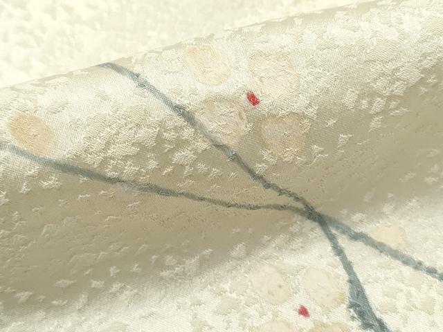 平和屋着物■上質な小紋 手描き 枝梅文 正絹 逸品 DABH1190qa