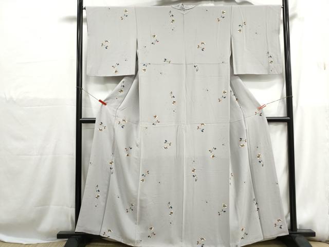 平和屋着物■上質な小紋 舞花文 金彩 正絹 逸品 DABH1191qa