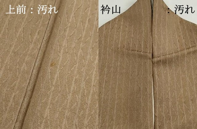 平和屋着物■上質な小紋 間道 正絹 逸品 DABH1200qa