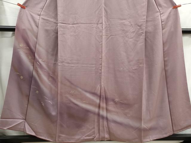 平和屋着物■訪問着 霞松葉文 暈し染め 金彩 正絹 逸品 DABH1204qa