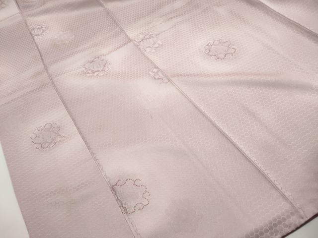 平和屋着物■上質な小紋 亀甲抽象花文 暈し染め ますいわ屋扱い 正絹 逸品 DABH1207qa