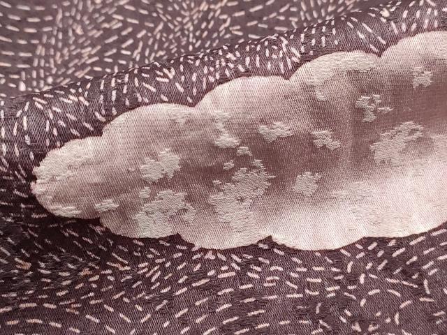 平和屋着物■訪問着 雲取り風景花文 正絹 逸品 DABH1211qa