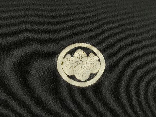 平和屋着物■豪華黒留袖 切嵌花文 桐 金彩 正絹 逸品 DABH1217qa