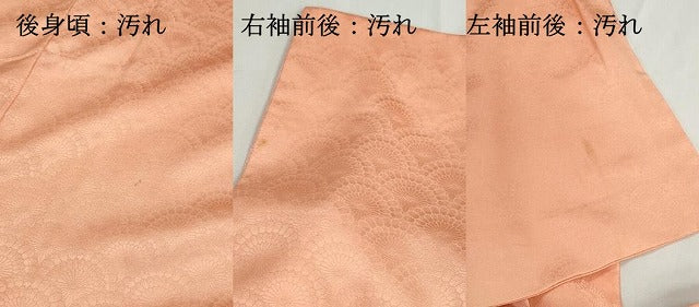 平和屋着物■上質な小紋 花青海波地紋 暈し染め 正絹 逸品 DABH1220qa