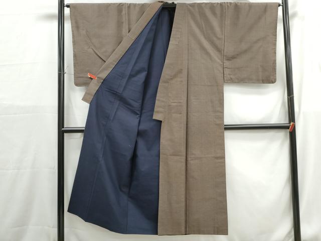 平和屋着物■男性 本場大島紬 80亀甲 総詰め 正絹 逸品 DABH1224qa