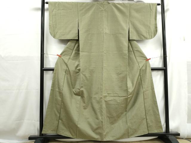 平和屋着物■上質な紬 間道 正絹 逸品 DABH1228qa