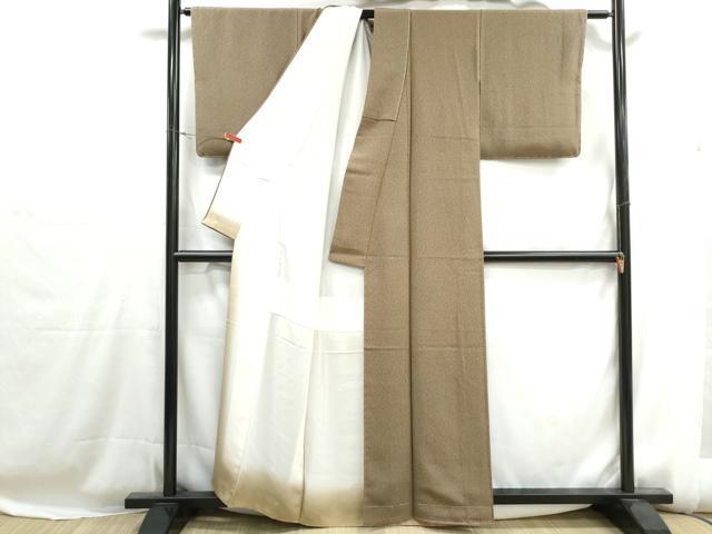 平和屋着物■上質な小紋 霞文 正絹 逸品 DABH1252qa