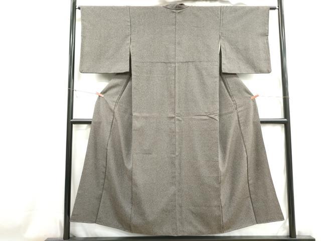 平和屋着物■上質な紬 十字絣文 正絹 逸品 DABH1255qa