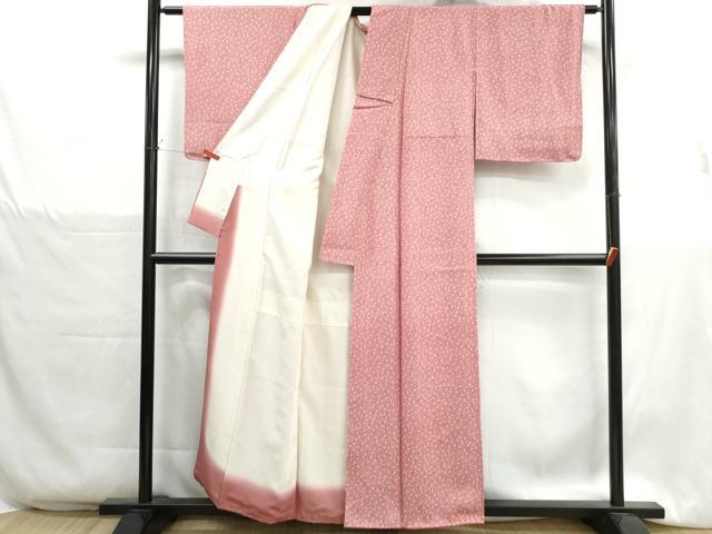 平和屋着物■上質な小紋 舞花文 正絹 逸品 DABH1309qa