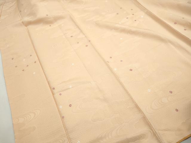 平和屋着物■上質な小紋 絞り 流水重ね雲文 正絹 逸品 DABH1339qa