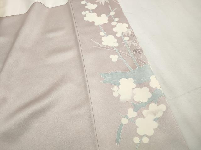 平和屋着物■豪華色留袖 孔雀枝梅文 ロング丈 正絹 逸品 DABH1361qa