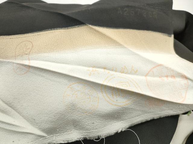 平和屋着物■豪華黒留袖 駒刺繍 人物風景文 金彩 反端付き 仮絵羽 正絹 逸品 未使用 DABH1384qa