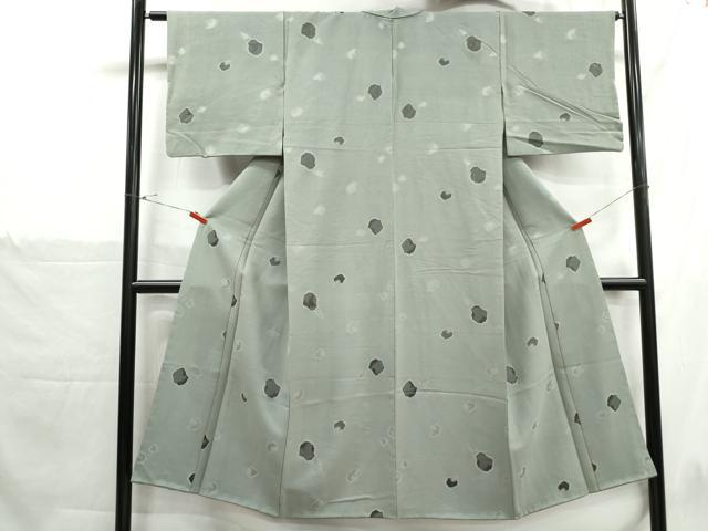 平和屋着物■上質な小紋 抽象文 正絹 逸品 DABH1390qa