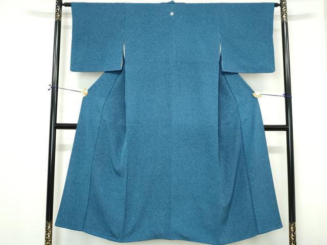 平和屋着物■上質な小紋 霞文 たたき染め 正絹 逸品 DABH1422qa