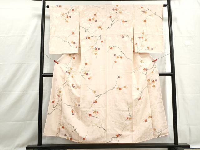平和屋着物■上質な小紋 手描き 枝楓文 金彩 正絹 逸品 DABH1425qa
