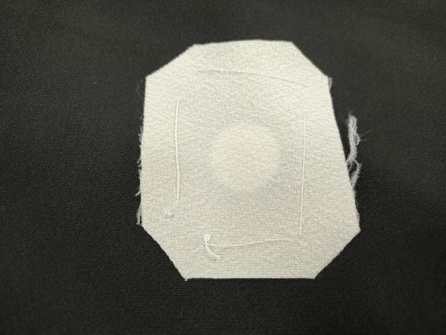 平和屋着物■豪華黒留袖 駒刺繍 冊子群鶴花文 金彩 仮絵羽 正絹 逸品 未使用 DABH1452qa