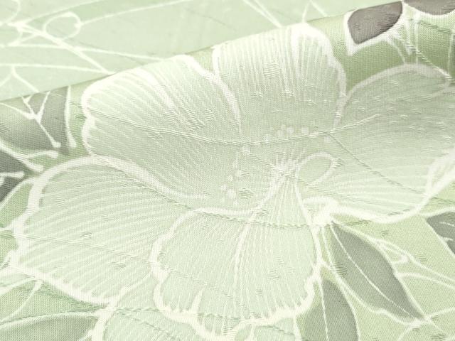 平和屋着物■上質な小紋 草花文 暈し染め 正絹 逸品 DABH1454qa