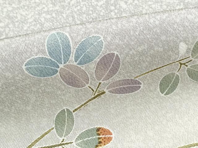 平和屋着物■訪問着 友禅 草葉文 暈し染め 正絹 逸品 DABH1469qa