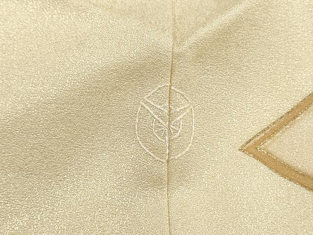 平和屋着物■訪問着 刺繍 草花文 金彩 正絹 逸品 DABH1478qa