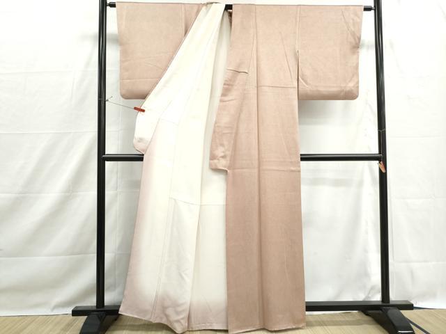 平和屋着物■上質な小紋 よろけ縞 正絹 逸品 DABH1488qa
