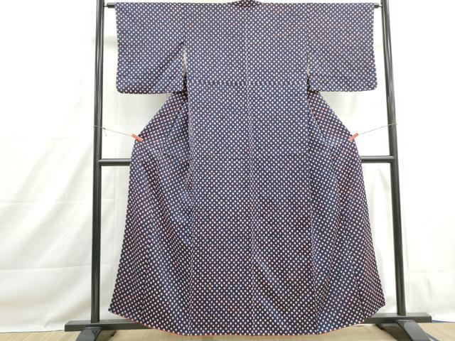 平和屋着物■上質な小紋 総絞り 正絹 逸品 DABH1491qa