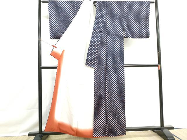 平和屋着物■上質な小紋 総絞り 正絹 逸品 DABH1491qa