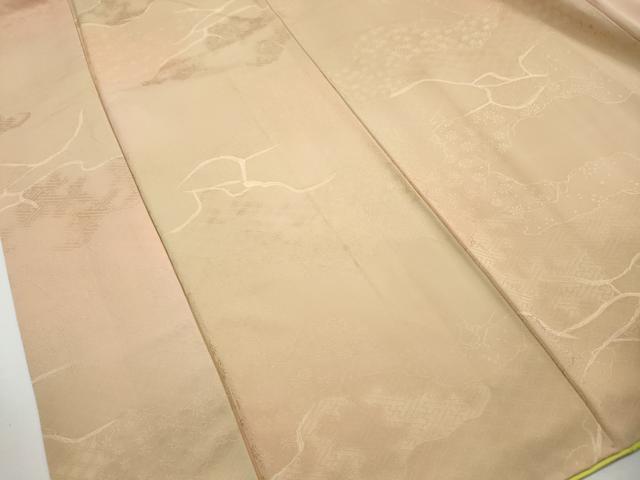 平和屋着物■上質な小紋 吉祥花文 暈し染め 正絹 逸品 DABH1494qa
