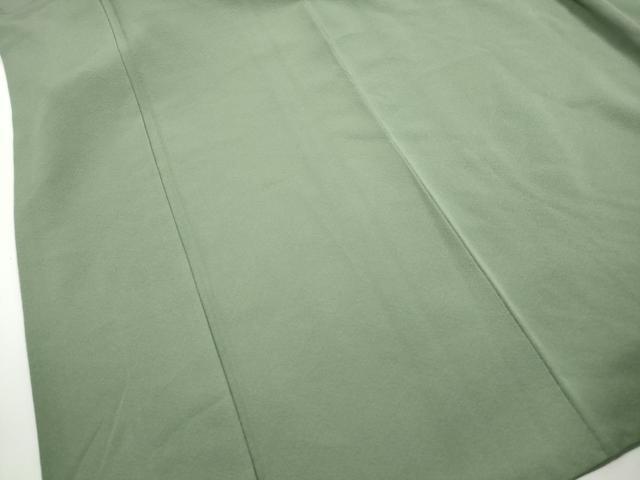 平和屋着物■上質な色無地 柳染色 正絹 逸品 DABH1499qa
