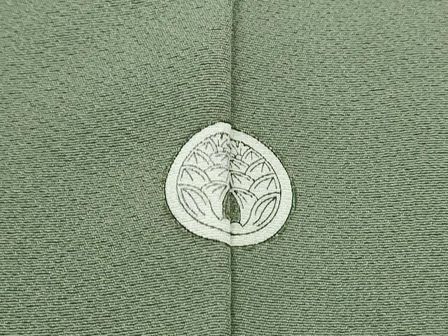 平和屋着物■上質な色無地 柳染色 正絹 逸品 DABH1499qa