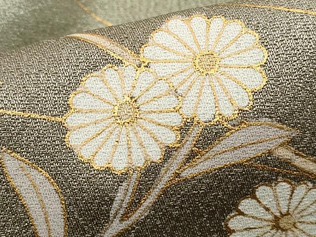 平和屋着物■訪問着 草花文 暈し染め 金彩 正絹 逸品 DABH1501qa