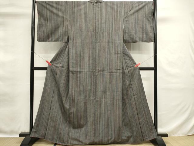 平和屋着物■上質な紬 間道 正絹 逸品 DABH1562cd