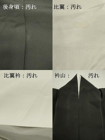 平和屋着物■豪華黒留袖 作家物 駒刺繍 御所車花文 鶴 金彩 正絹 逸品 DABH1571cd