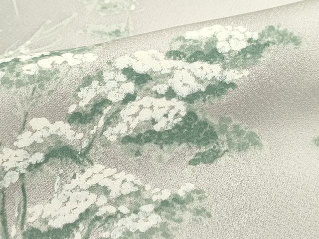 平和屋着物■上質な小紋 手描き 風景文 暈し染め 正絹 逸品 DABH1584cd
