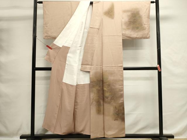 平和屋着物■訪問着 風景文 暈し染め 金彩 正絹 逸品 DABH1613cd