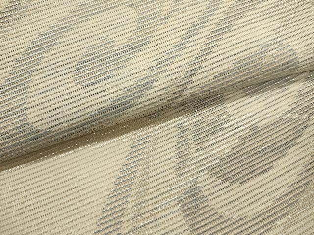 平和屋着物*夏物 六通柄袋帯 流水文 銀糸 正絹 逸品 DABH1630cd