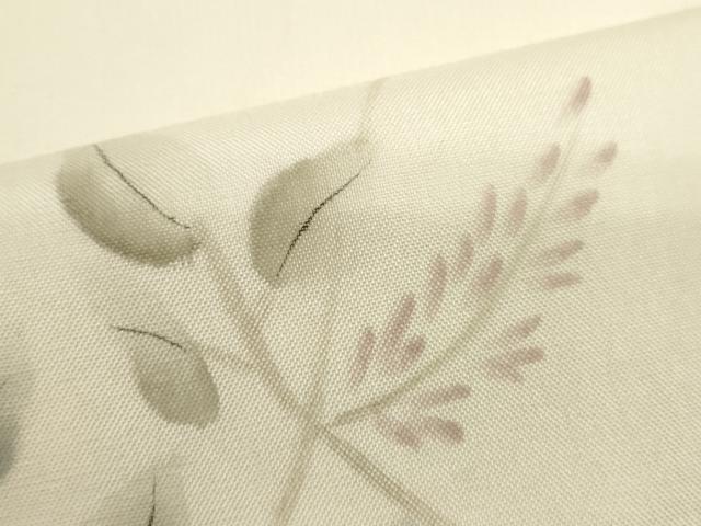 平和屋着物*夏物 九寸開き名古屋帯 手描き 枝花文 正絹 逸品 DABH1633cd