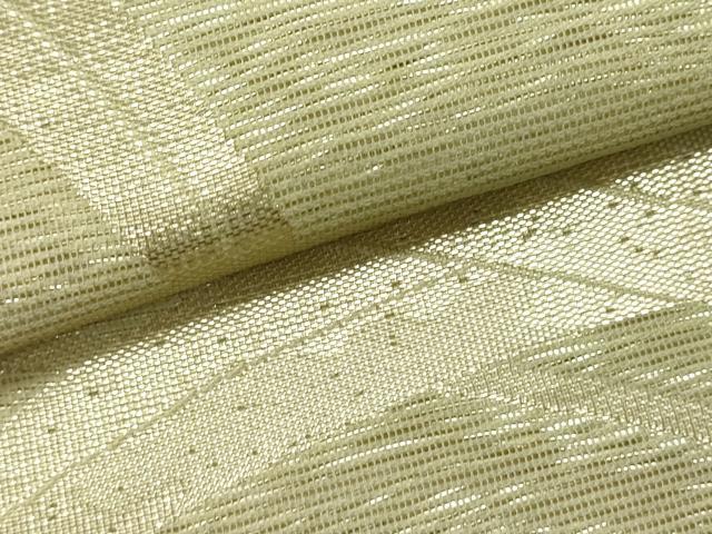 平和屋着物*夏物 六通柄袋帯 露芝文 金糸 正絹 逸品 DABH1638cd