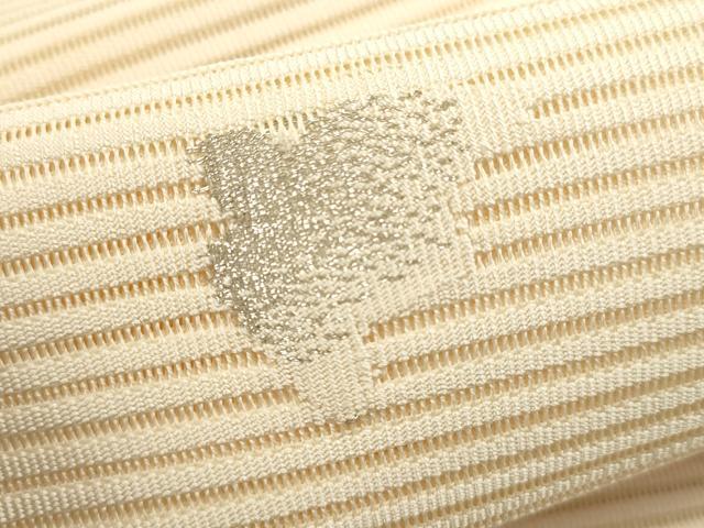 平和屋着物*夏物 八寸名古屋帯 絽綴れ 飛鳥文 銀糸 正絹 逸品 DABH1666cd