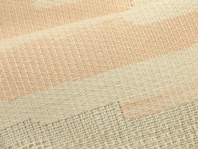 平和屋着物*夏物 八寸名古屋帯 幾何学文 正絹 逸品 DABH1668cd