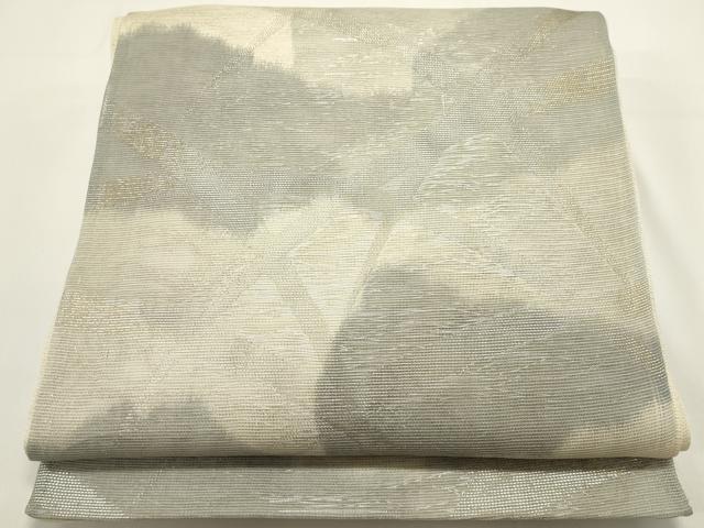 平和屋着物*夏物 六通柄袋帯 霞文 金銀糸 正絹 逸品 DABH1681cd