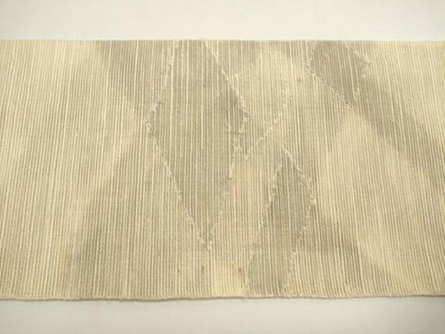 平和屋着物*夏物 八寸名古屋帯 幾何学文様 正絹 逸品 DABH1718cd
