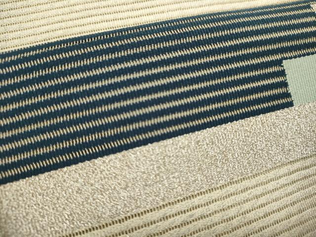 平和屋着物*夏物 八寸名古屋帯 絽綴れ 幾何学文 金銀糸 DABH1721cd