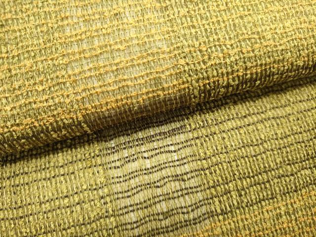 平和屋着物▽六通柄袋帯 スリーシーズン 春夏秋 格子 正絹 逸品 DABH1759cd