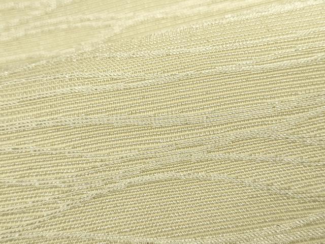 平和屋着物*夏物 西陣 川島織物 九寸名古屋帯 霞文 銀糸 正絹 逸品 DABH1826cd