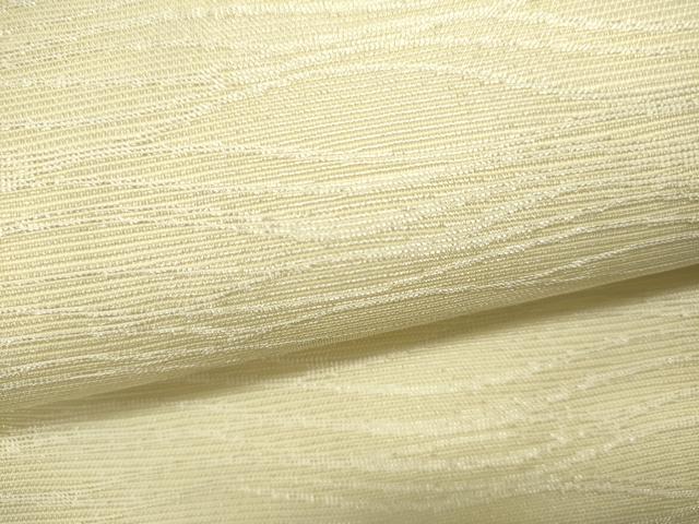 平和屋着物*夏物 西陣 川島織物 九寸名古屋帯 霞文 銀糸 正絹 逸品 DABH1826cd