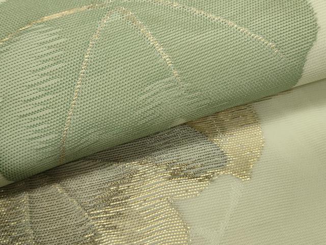 平和屋着物*夏物 九寸名古屋帯 蔦の葉文 金銀糸 正絹 逸品 DABH1829cd