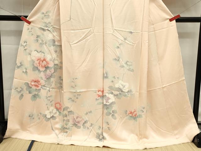平和屋着物■訪問着 友禅 枝花文 仮絵羽 逸品 未使用 DABH1856cd