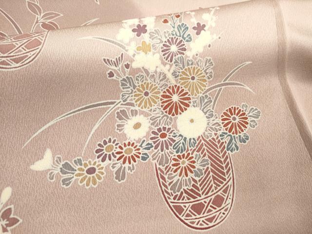 平和屋着物■訪問着 花籠文 暈し染め 三越扱い 正絹 逸品 DABH1870cd